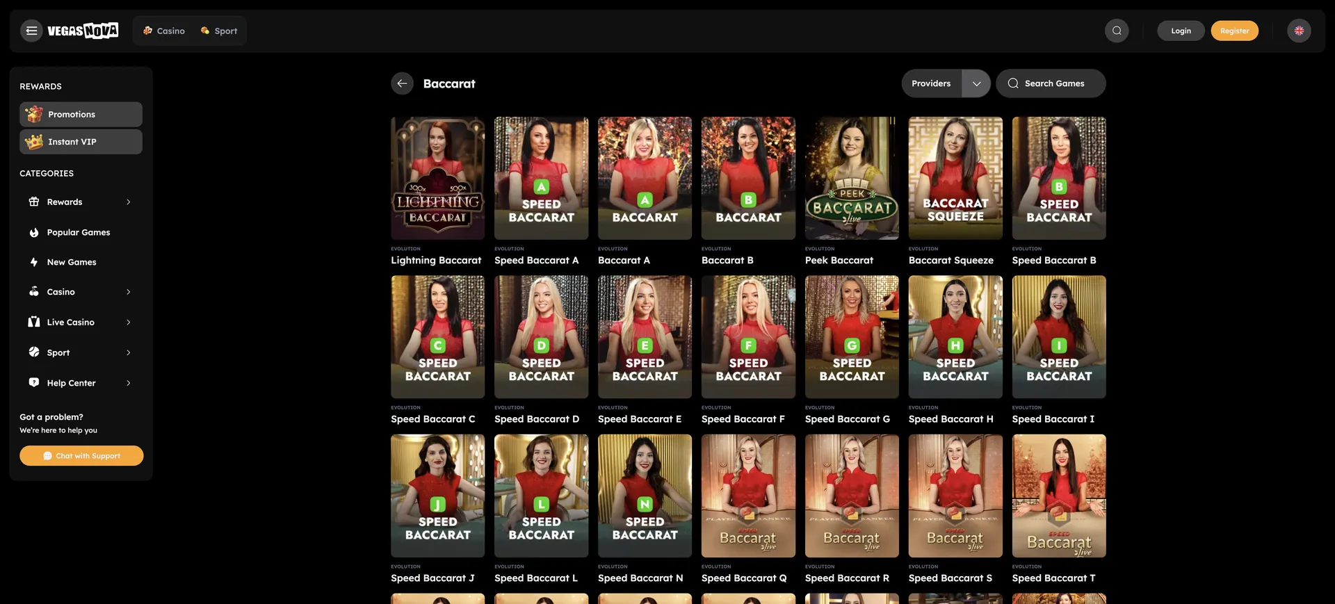 Games En Baccarat Vegasnova: Games En Baccarat