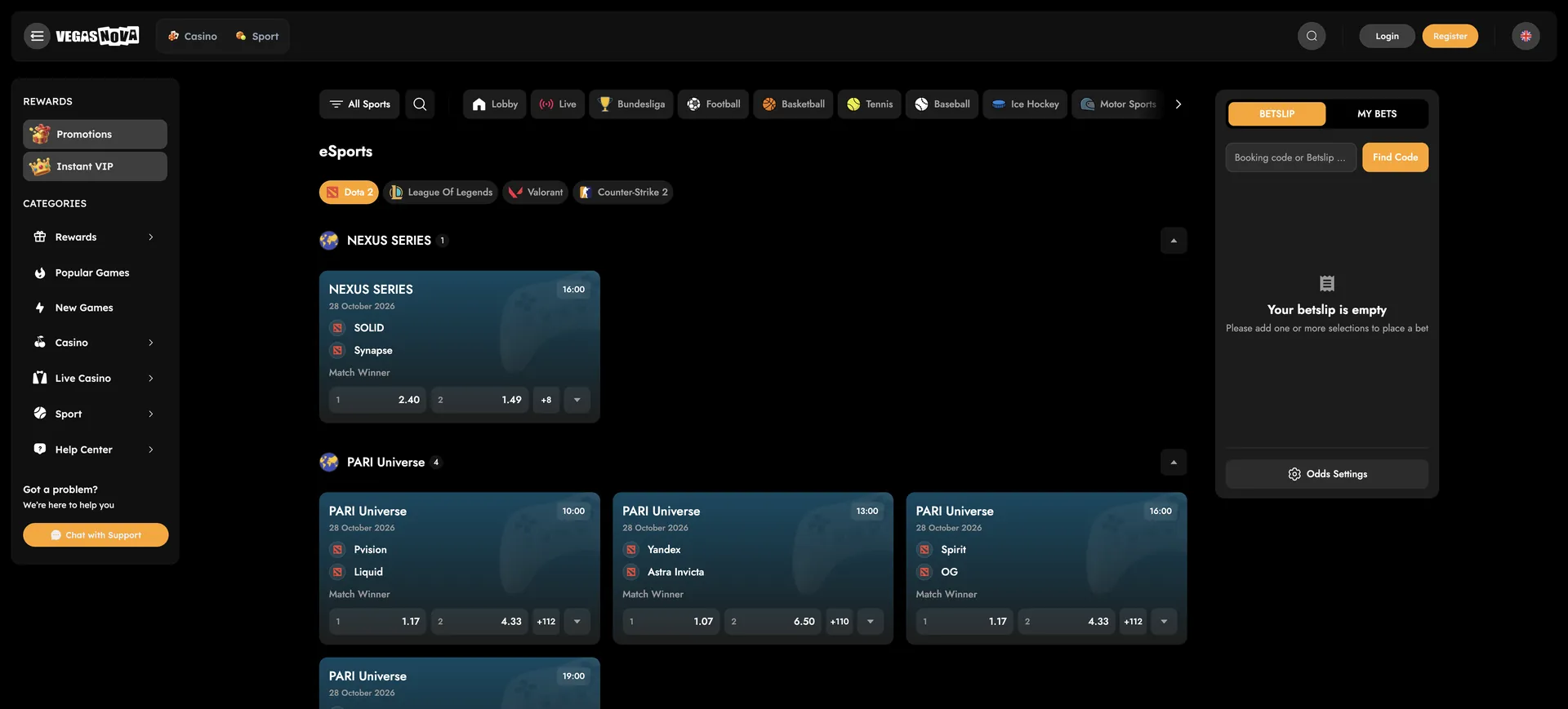 Games En E Sports Vegasnova: Games En E Sports